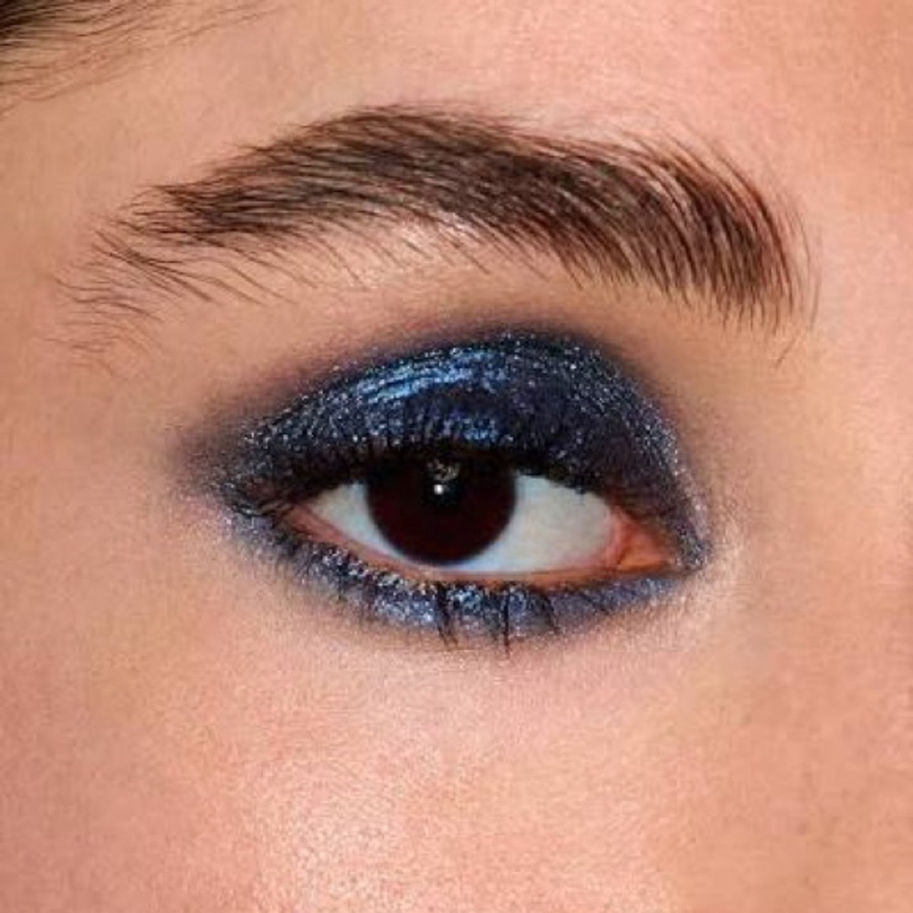 VIOLETTE_FR Bleu de Minuit Liquid Eyeshadow + Liner YEUX PAINT NEW UNUSED BOXED